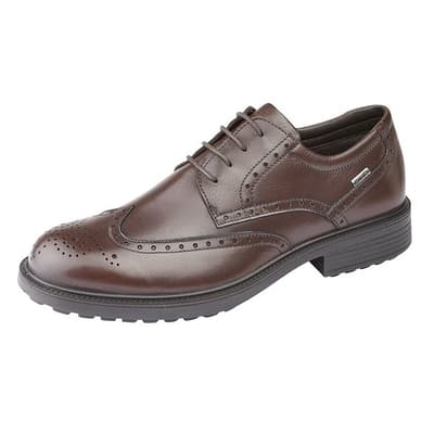 IMAC Mens Leather Water Resistant Brogue Gibson Shoes