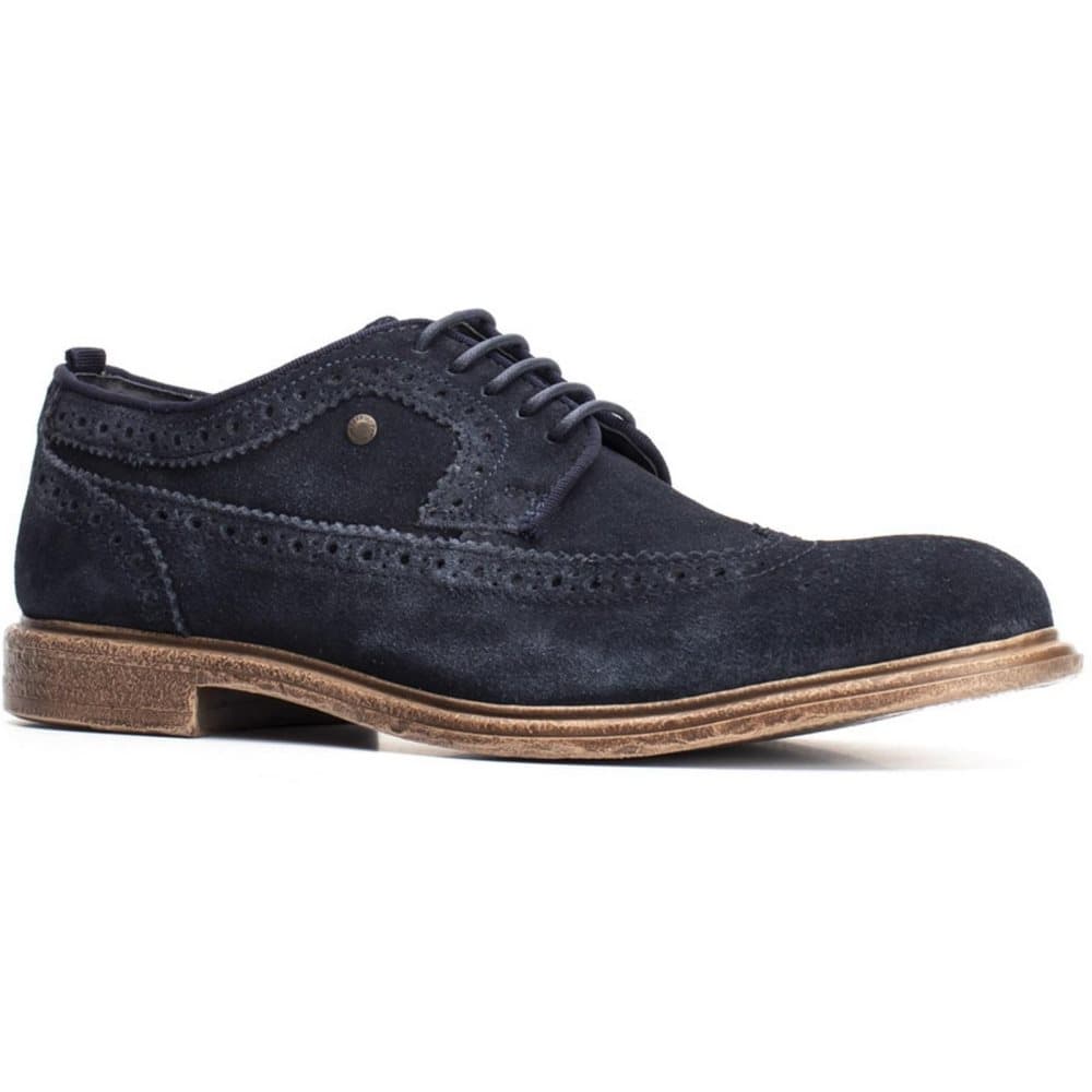 Base London Mens Onyx mocka snörning Brogue