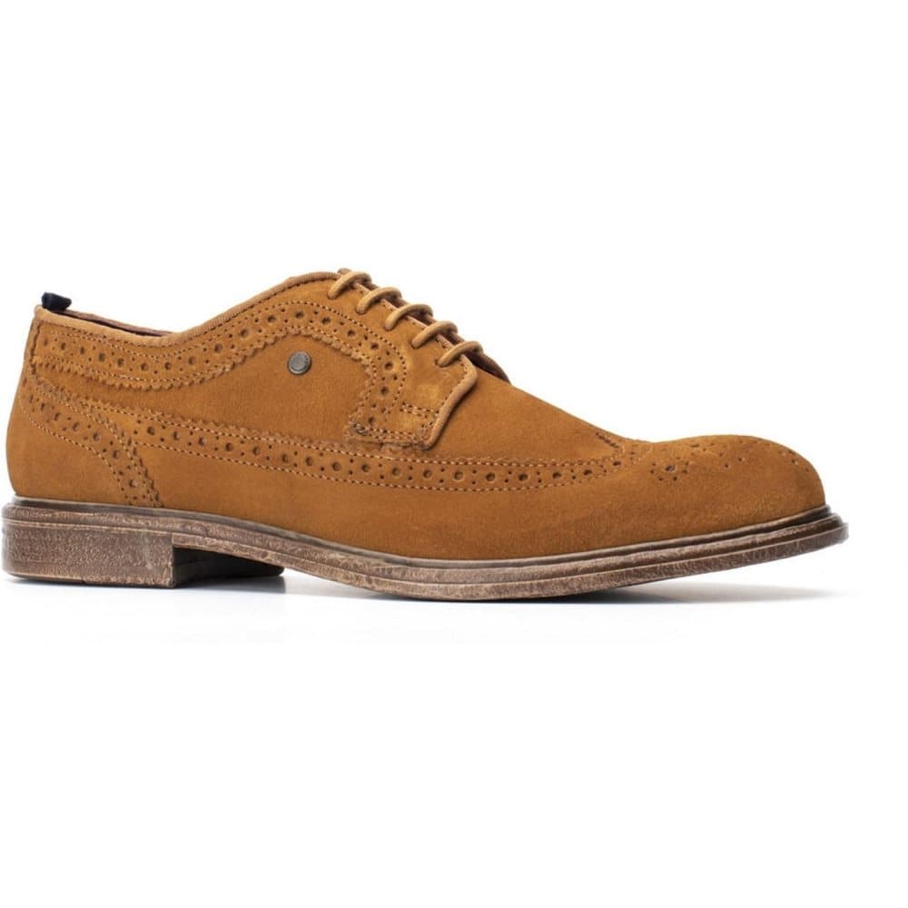 Base London Mens Onyx Suede Lace Up Brogue