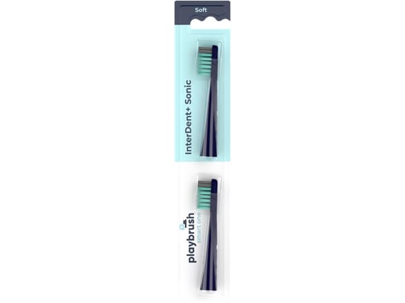 Dantu šepetelis Playbrush Smart One Brush Heads, Number of brush heads included 2, Navy