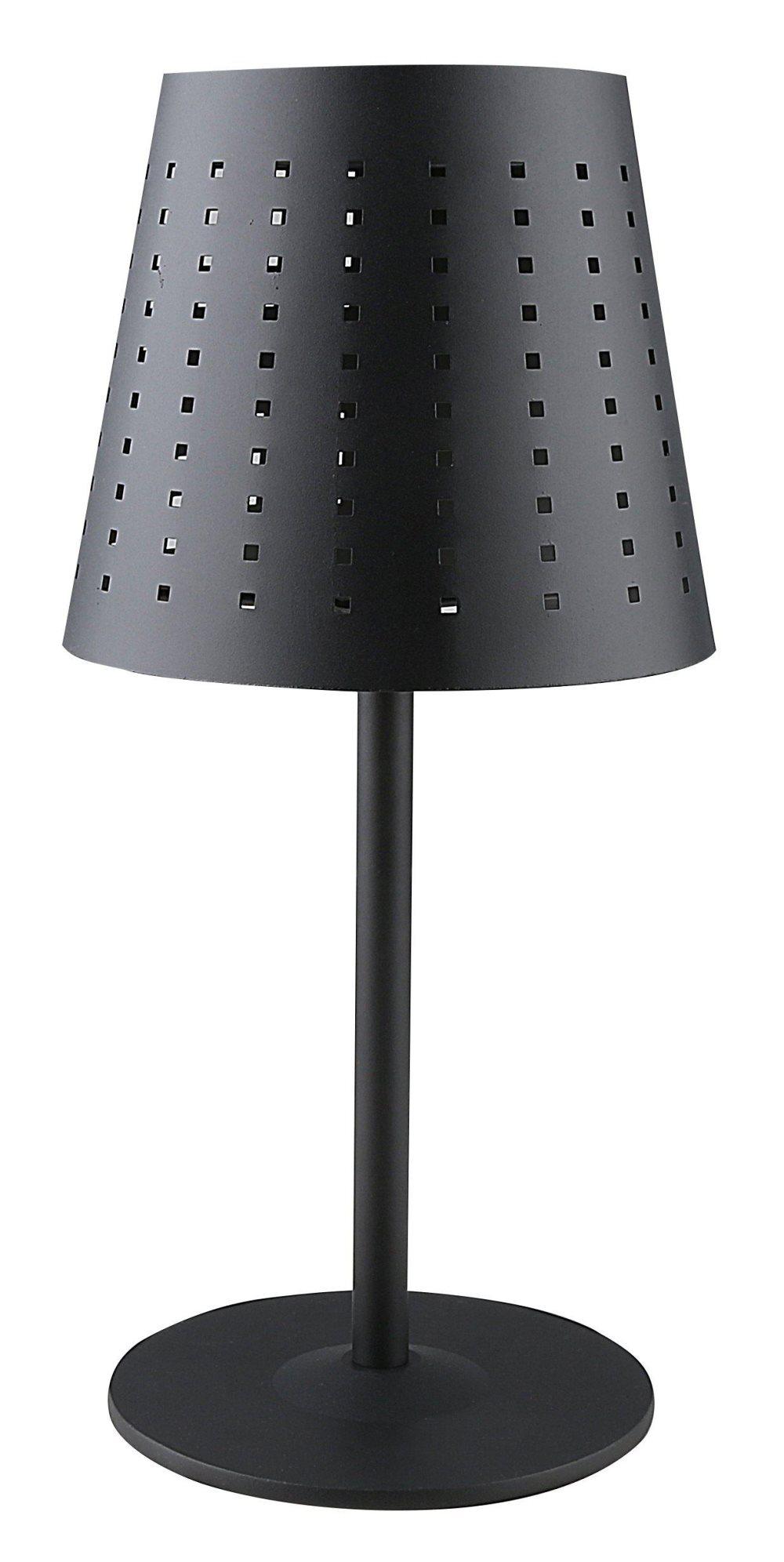 Utebelysning Alvar, Sol/USB, Metall, 43 cm, Svart, PR Home