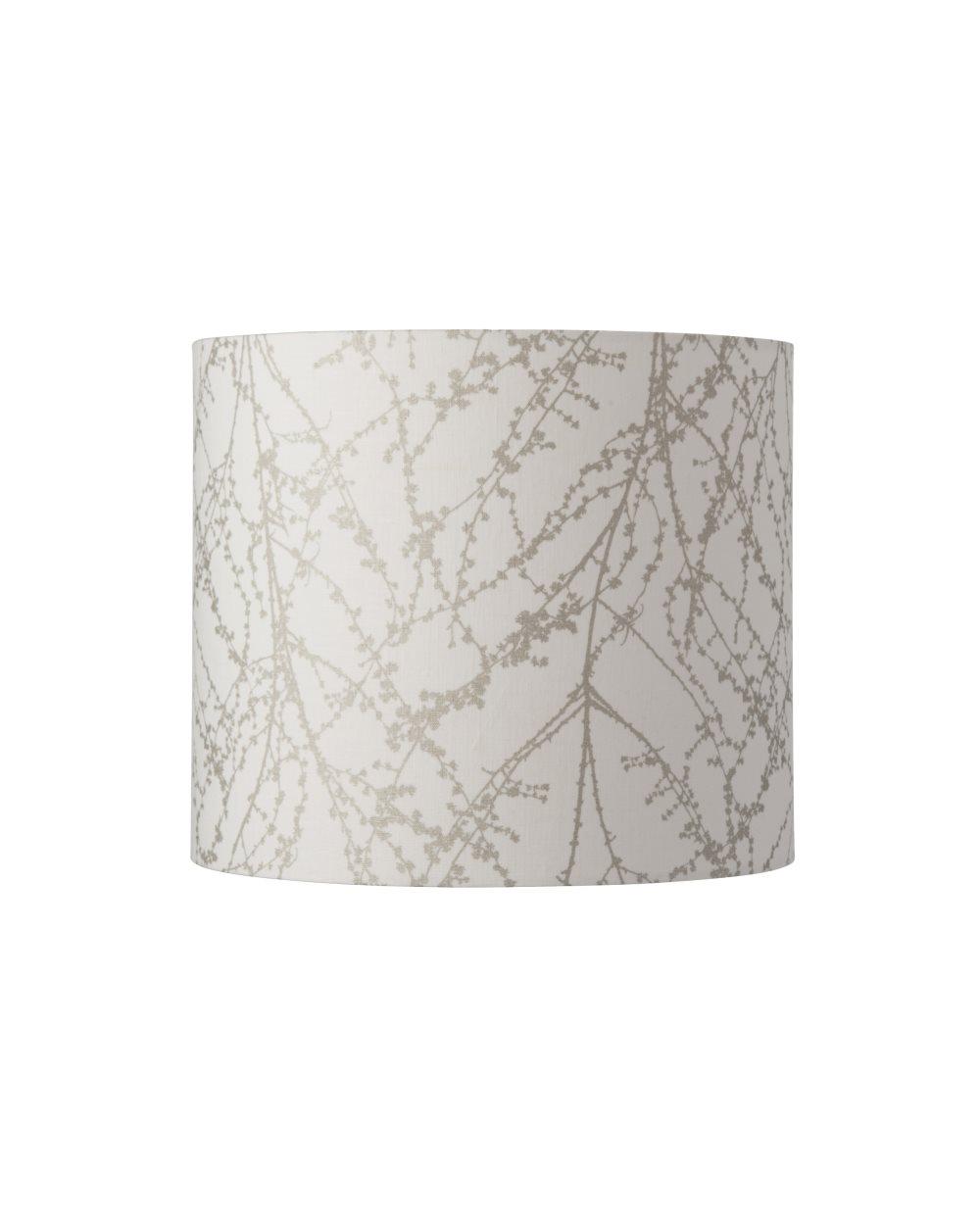 Ebb & Flow Franches Lampeskjerm D: 35 H: 30 cm Hvit/Sølv