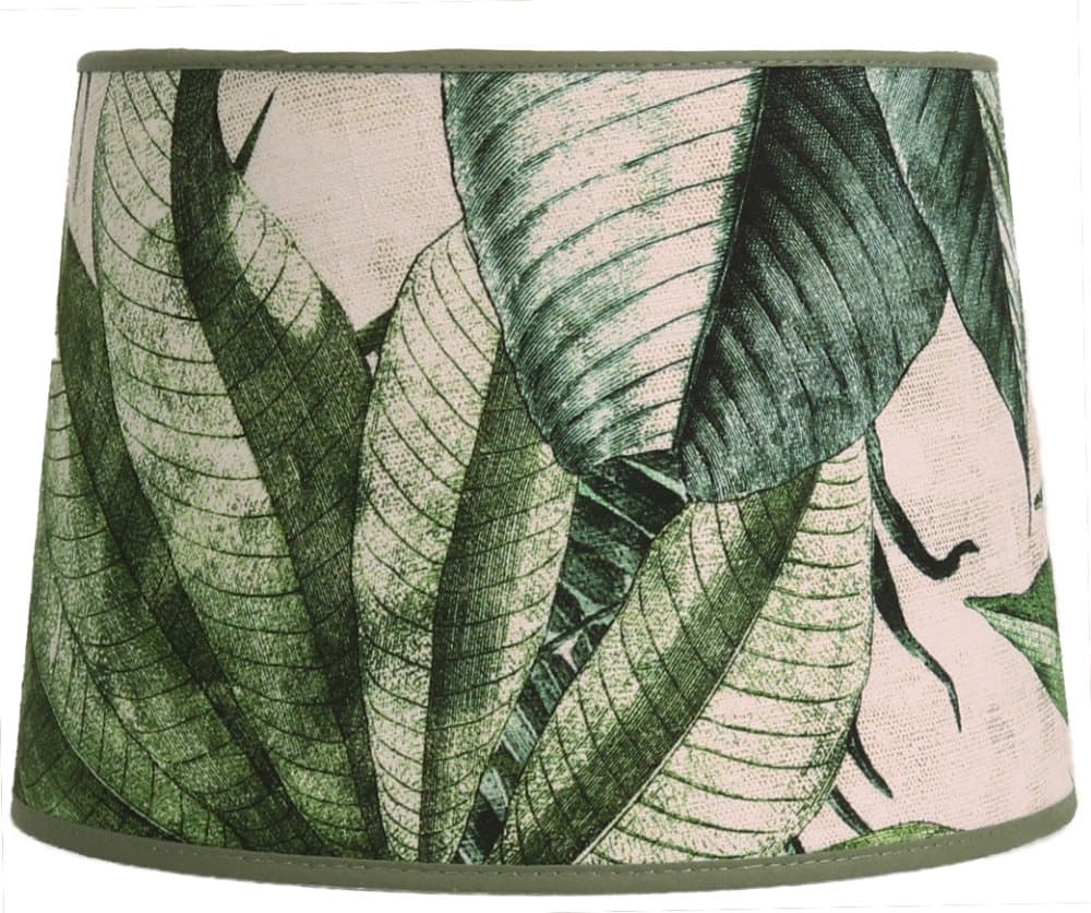 Lampeskjerm Sofia, Mønstret, 25 cm, Jalisco, Grønn, PR Home