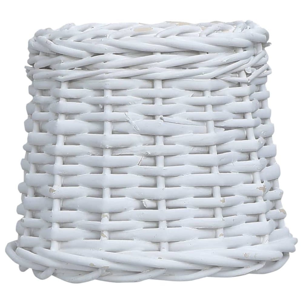 vidaXL lampeskærm 20x15 cm flet hvid