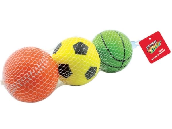 Bløde Sport Bolde 3 stk.
