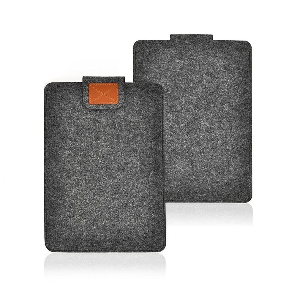 Macbook Veske - 12 "Ullteppe - Mørk Grå