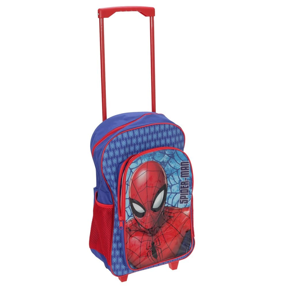 Spider-Man Childrens/Kids Travel Trolley Backpack