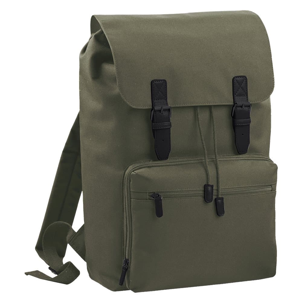Bagbase Heritage Laptop Backpack Bag (Up To 17inch Laptop) (Pack of 2)