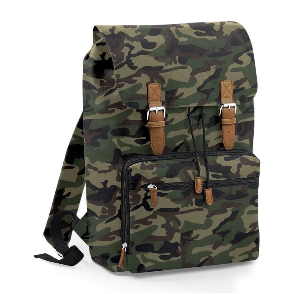 Bagbase Heritage Laptop Backpack Bag (Up To 17inch Laptop) (Pack of 2)