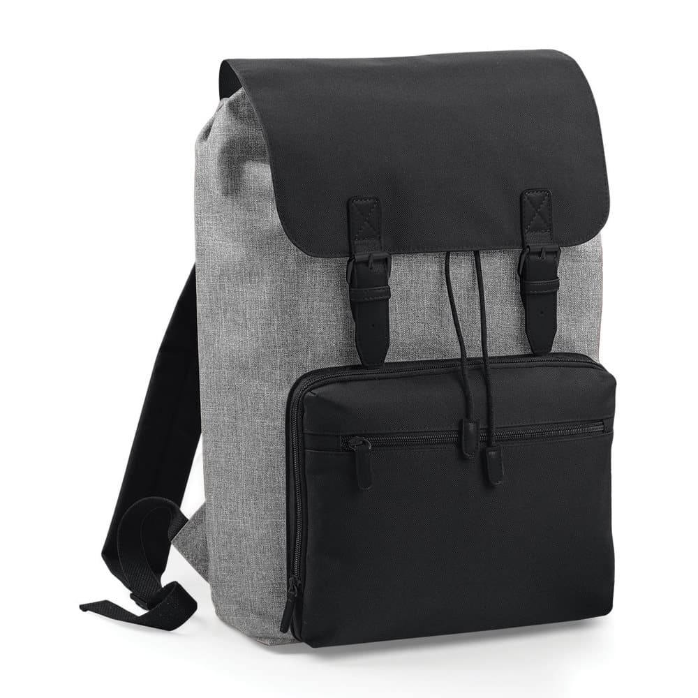 Bagbase Heritage Laptop Backpack Bag (Up To 17inch Laptop) (Pack of 2)
