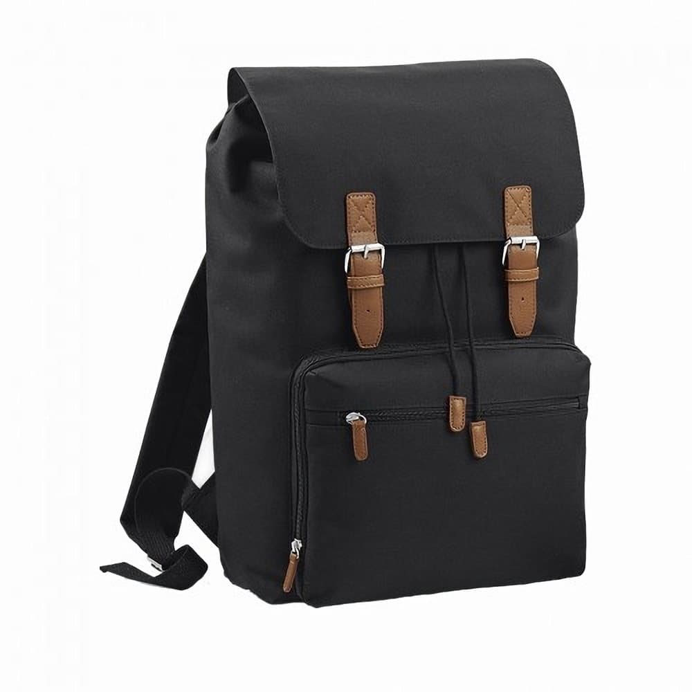Bagbase Heritage Laptop Backpack Bag (Up To 17inch Laptop) (Pack of 2)