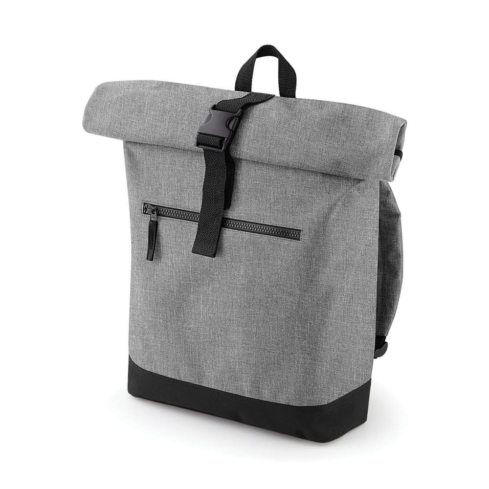 Bagbase Roll-Top Backpack / Rucksack / Bag (12 Litres) (Pack of 2)