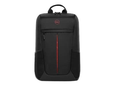 Dell Gaming Lite Backpack 17 - Notebookryggsekk - 17" - svart med røde aksenter