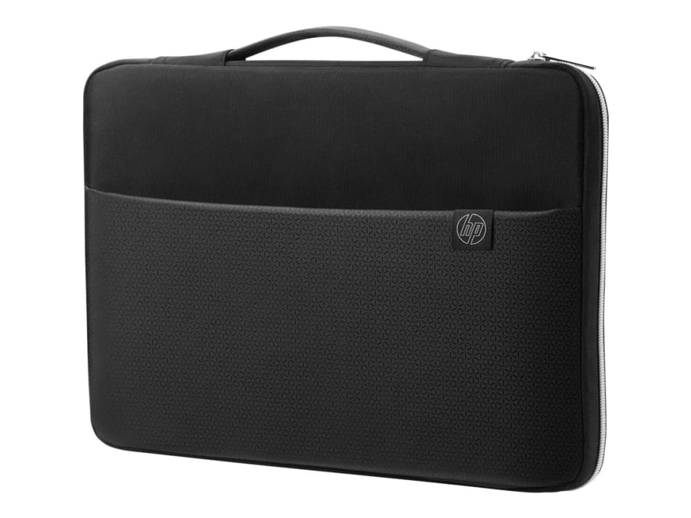 HP Carry Sleeve - Notebookhylster - 17" - svart, sølv - gjenmarkedsført - for OMEN by HP 15, 17; HP 14, 15, 17; ENVY 15; Pavilion Gaming 15, 16; Stre