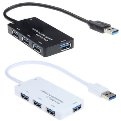 USB 3.0-Hubb med 4-Portar - Flera färger
