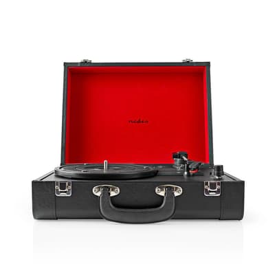 Nedis - Turntable 210BK Black