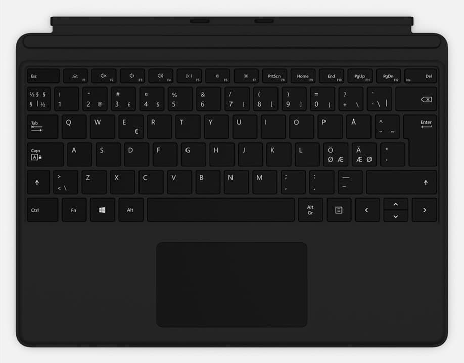 Microsoft Surface Pro X Type Cover Black