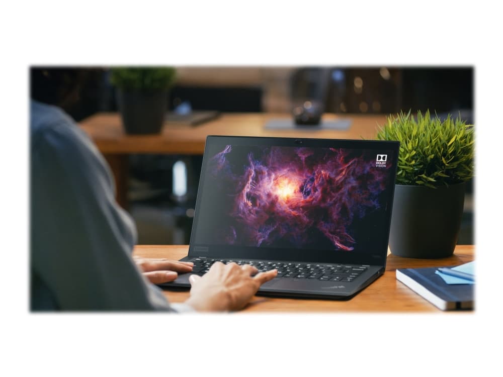Lenovo ThinkPad T490s 20NX - Core i7 8665U / 1.9 GHz - Win 10 Pro 64-bit - 8 GB RAM - 512 GB SSD TCG Opal Encryption - 14" IPS 1920 x 1080 (Full HD)