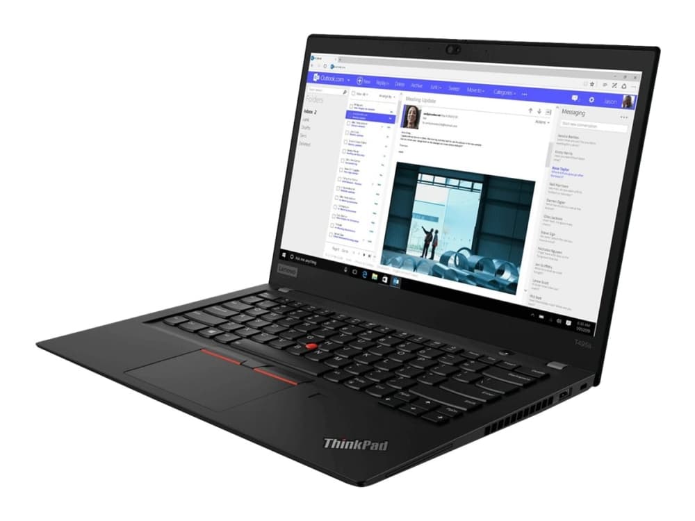 Lenovo ThinkPad T495s 20QJ - Ryzen 5 Pro 3500U / 2.1 GHz - Win 10 Pro 64-bitars - 8 GB RAM - 256 GB SSD TCG Opal Encryption - 14" IPS 1920 x 1080 (Fu