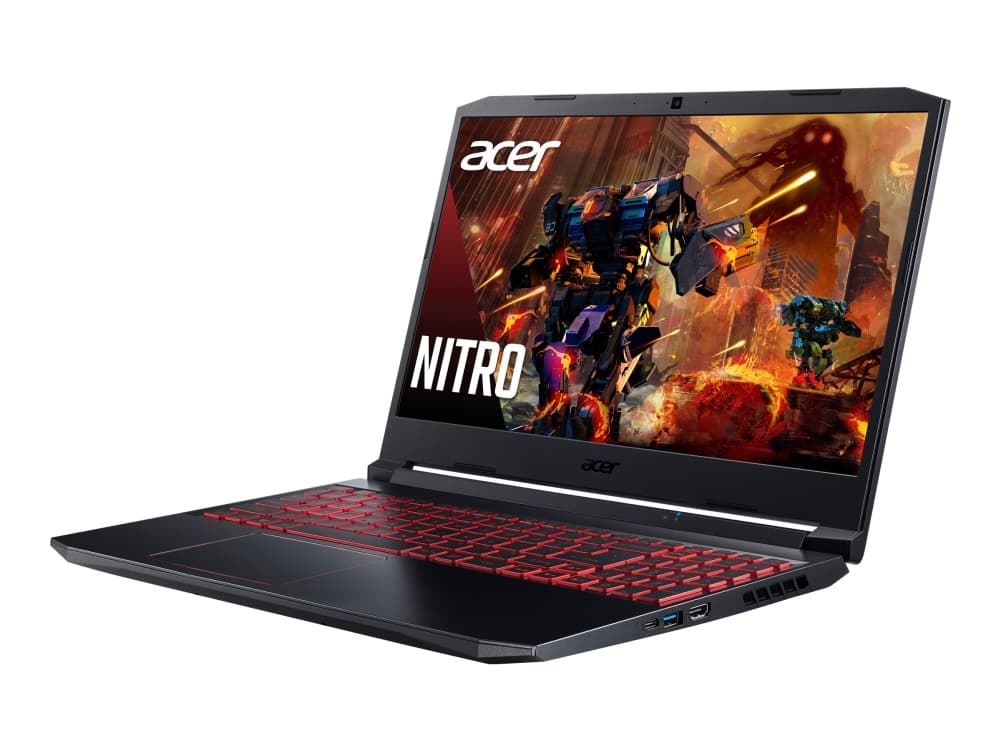 Acer Nitro 5 AN515-55-58SQ - Core i5 10300H / 2.5 GHz - Win 10 Home 64-bit - 8 GB RAM - 512 GB SSD - 15.6" IPS 1920 x 1080 (Full HD) @ 144 Hz - GF GT