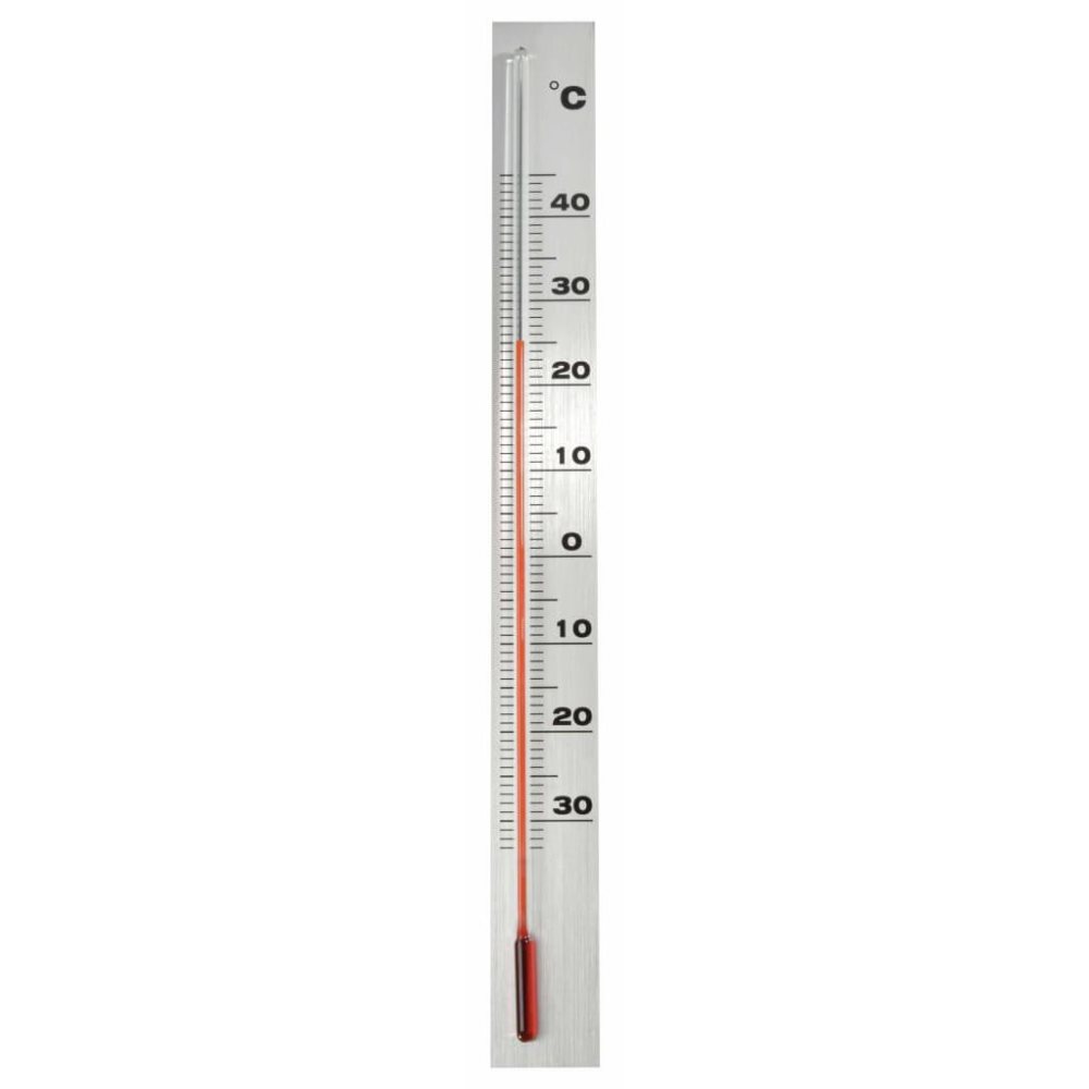 Nature Väggtermometer utomhusbruk aluminium 38x06x37 cm Nature Väggtermometer utomhusbruk aluminium 38x06x37 cm
