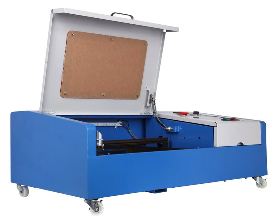 Lasergravyr maskin 40W vattenkyld skärmaskin