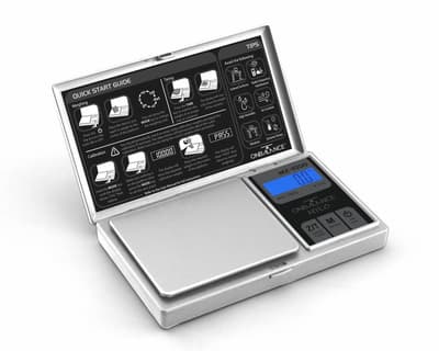 Myco Digital lommeskala MZ-1000, 0,1gr - 1000gr Silver