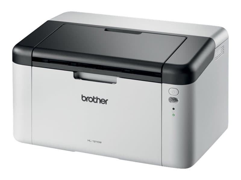 Brother HL-1210W - Skrivare - svartvit - laser - A4/Legal - 2400 x 600 dpi - upp till 20 sidor/minut - kapacitet: 150 ark - USB 2.0, Wi-Fi(n) med 1:a