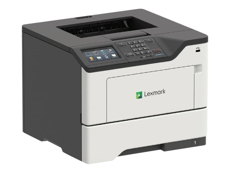 Lexmark MS622de - Skriver - S/H - Dupleks - laser - A4/Legal - 1200 x 1200 dpi - inntil 47 spm - kapasitet: 650 ark - USB 2.0, Gigabit LAN, USB 2.0 v
