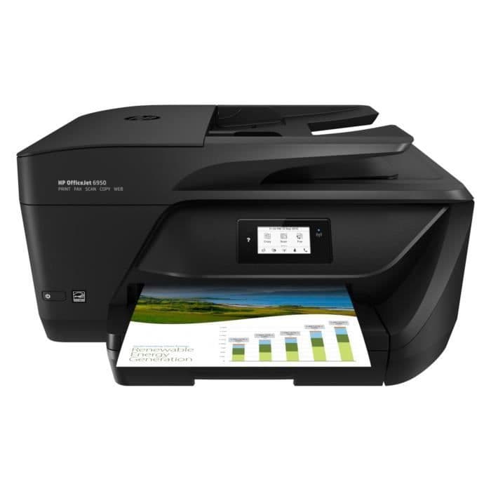 HP OfficeJet 6950 printer - 4 i 1 - inkjet - farve - Kvalificeret øjeblikkelig blæk 70% blækbesparelse