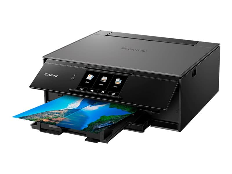 Canon PIXMA TS9150 - Multifunktionsskrivare - färg - bläckstråle - 216 x 297 mm (original) - A4/Legal (media) - upp till 15 ipm (bilder per minut) (u