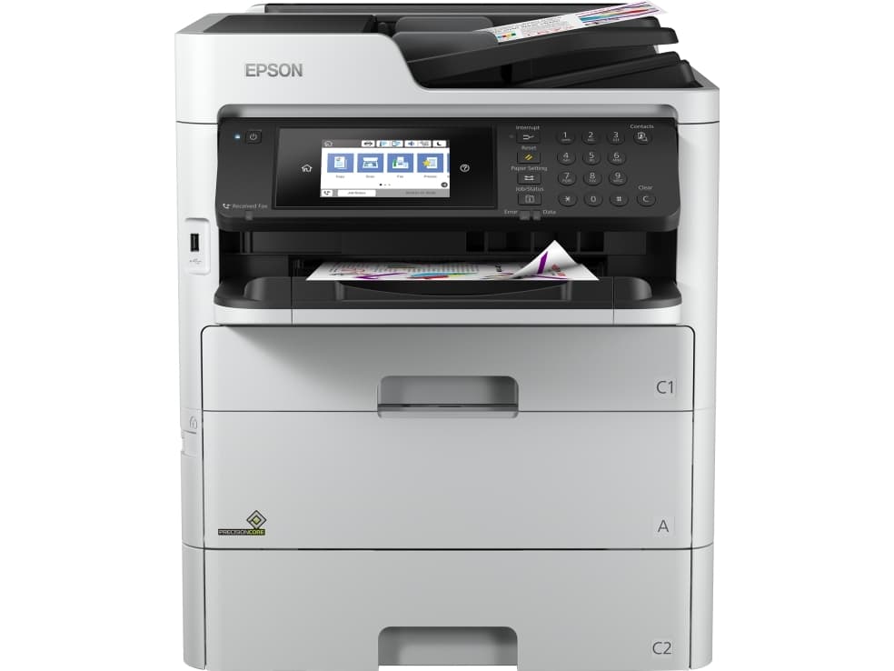 Epson WorkForce Pro WF- C579RDTWF, Laser, Färgutskrift, 4800 x 1200 DPI, Färgkopiering, A4, Vit