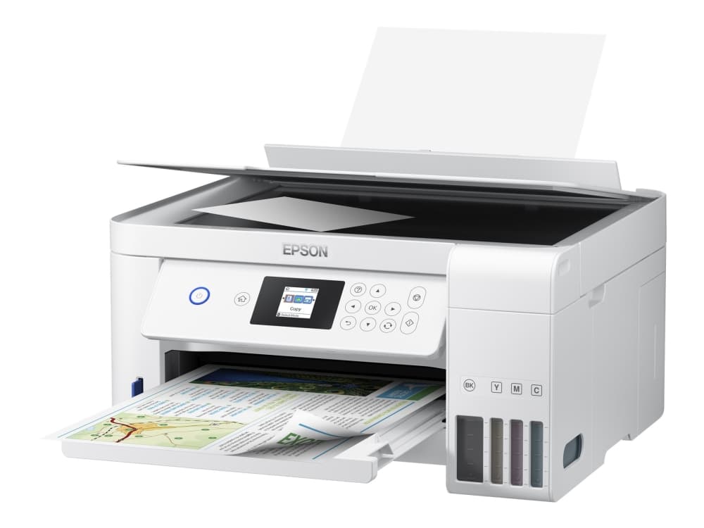 Epson EcoTank ET-2756 - Multifunktionsskrivare - färg - bläckstråle - Refillable - A4/Legal (media) - upp till 33 sidor/minut (utskrift) - 100 ark -