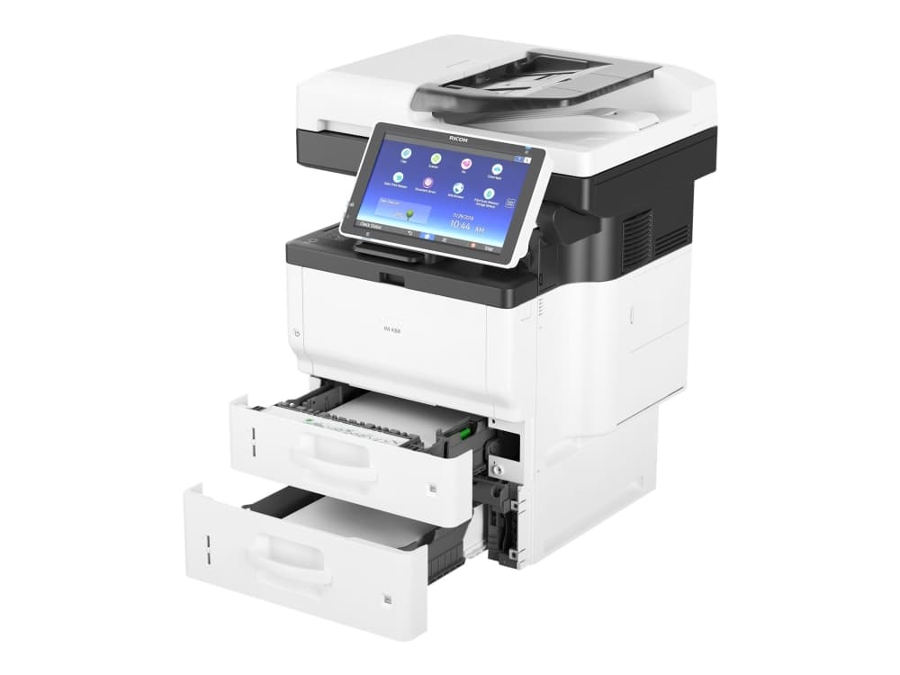 Ricoh IM 350F - Multifunktionsskrivare - svartvit - laser - A4 (media) - upp till 37 sidor/minut (kopiering) - upp till 37 sidor/minut (utskrift) - 5