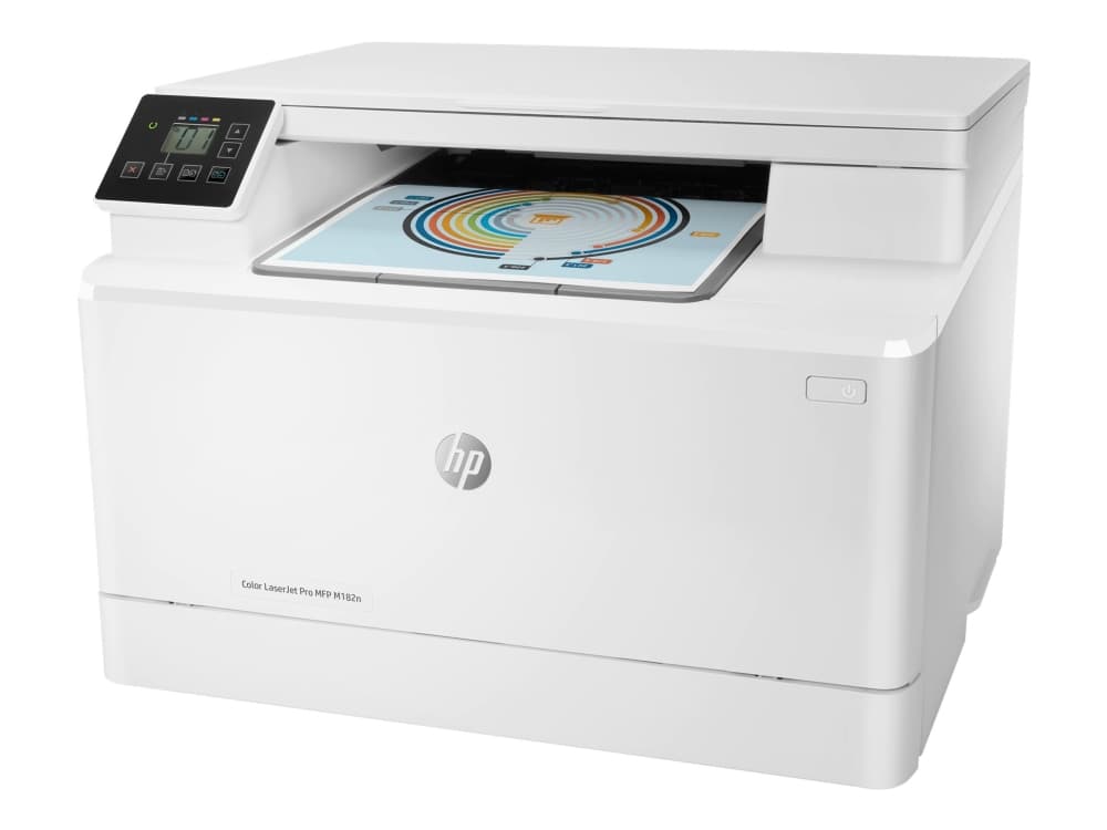 HP Color LaserJet Pro MFP M182n - Multifunktionsskrivare - färg - laser - 216 x 297 mm (original) - A4/Legal (media) - upp till 16 sidor/minut (kopie