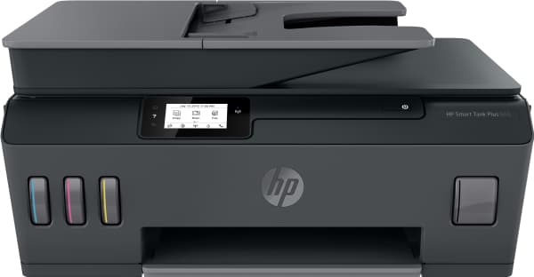 HP Smart Tank Plus 655 Farve inkjet multifunktionsprinter A4 Printer, scanner, kopimaskine, fax ADF, Bluetooth®, Blækbeholder-system, USB, WLAN