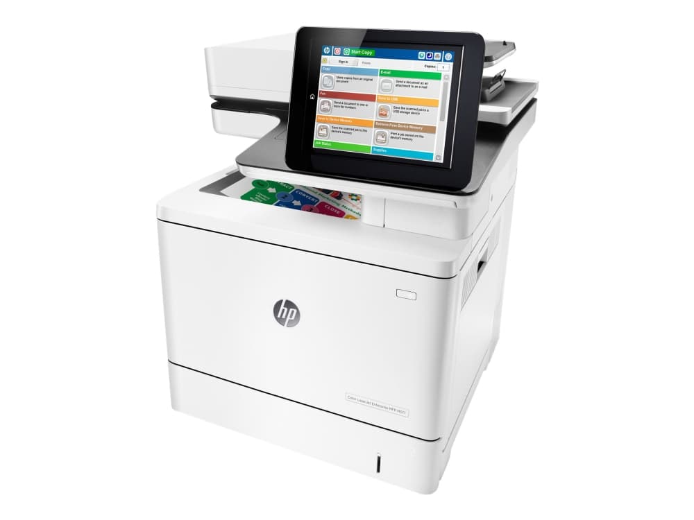 HP LaserJet Enterprise MFP M577dn - Multifunktionsskrivare - färg - laser - Legal (216 x 356 mm) (original) - A4/Legal (media) - upp till 38 sidor/mi