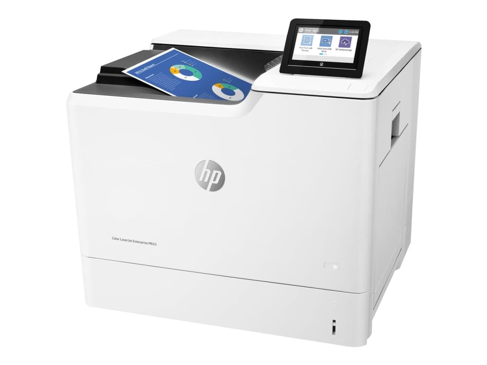 HP Color LaserJet Enterprise M653dn - Skrivare - färg - Duplex - laser - A4/Legal - 1200 x 1200 dpi - upp till 56 sidor/minut (mono)/ upp till 56 sid