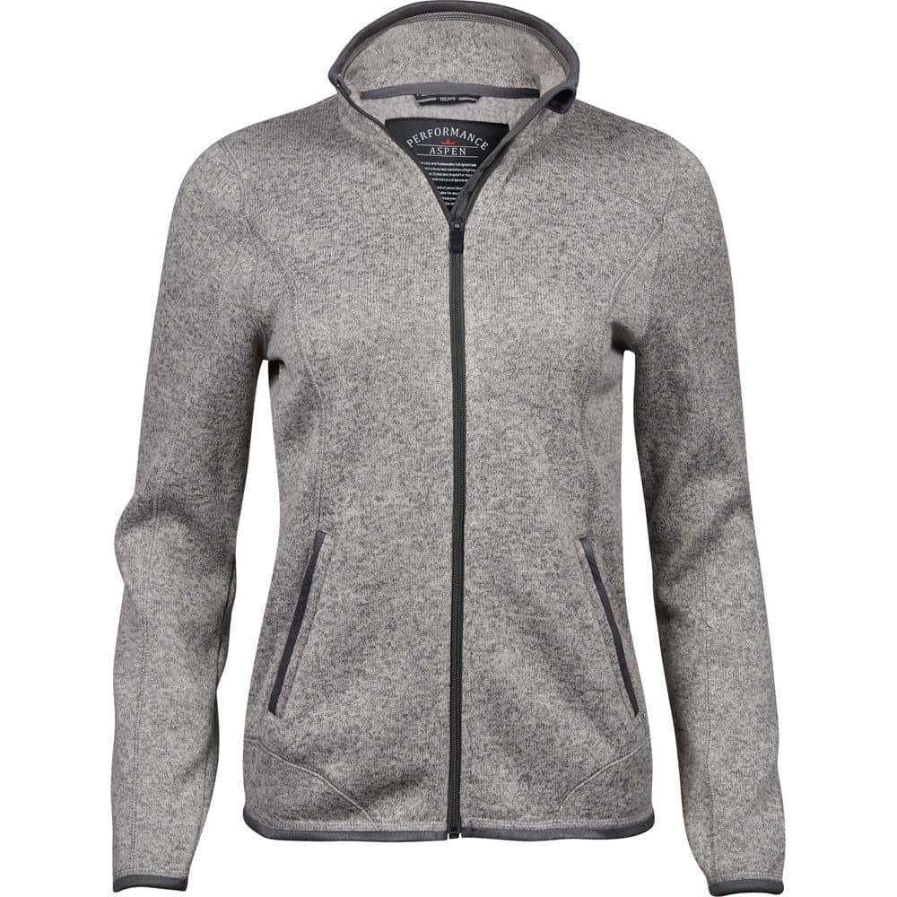 Tee Jays Womens/Ladies Knitted Outdoor Fleece Jacket