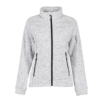ID Womens/Ladies Quilted Fleece Jacket