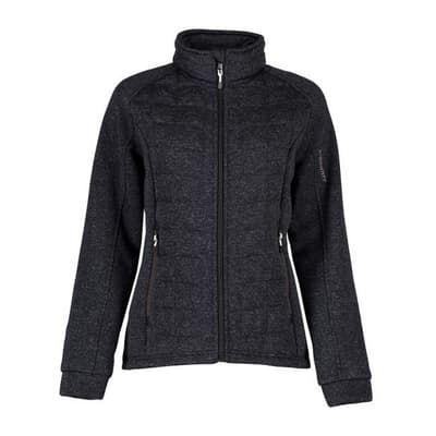 ID Womens/Ladies Quilted Fleece Jacket