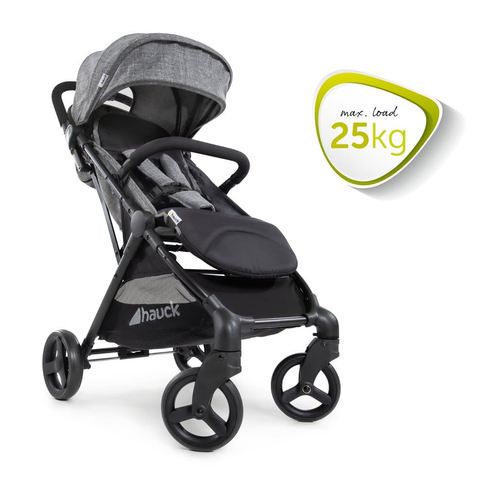 Sunny, Melange Grey/black Hauck -lastenrattaat