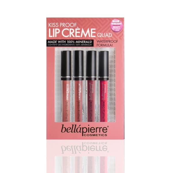 Bellapierre Kiss Proof Lip Creme Quad 4 Pack
