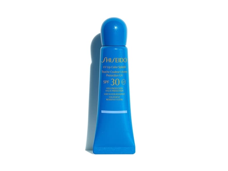 Shiseido UV Lip Colour Splash, Fargeløs, Kvinner, Universell, Fuktighets krem, Beskyttelse, Tahiti Blue, HYDROGENATED POLYISOBUTENE?TRIISOSTEARIN?DEX