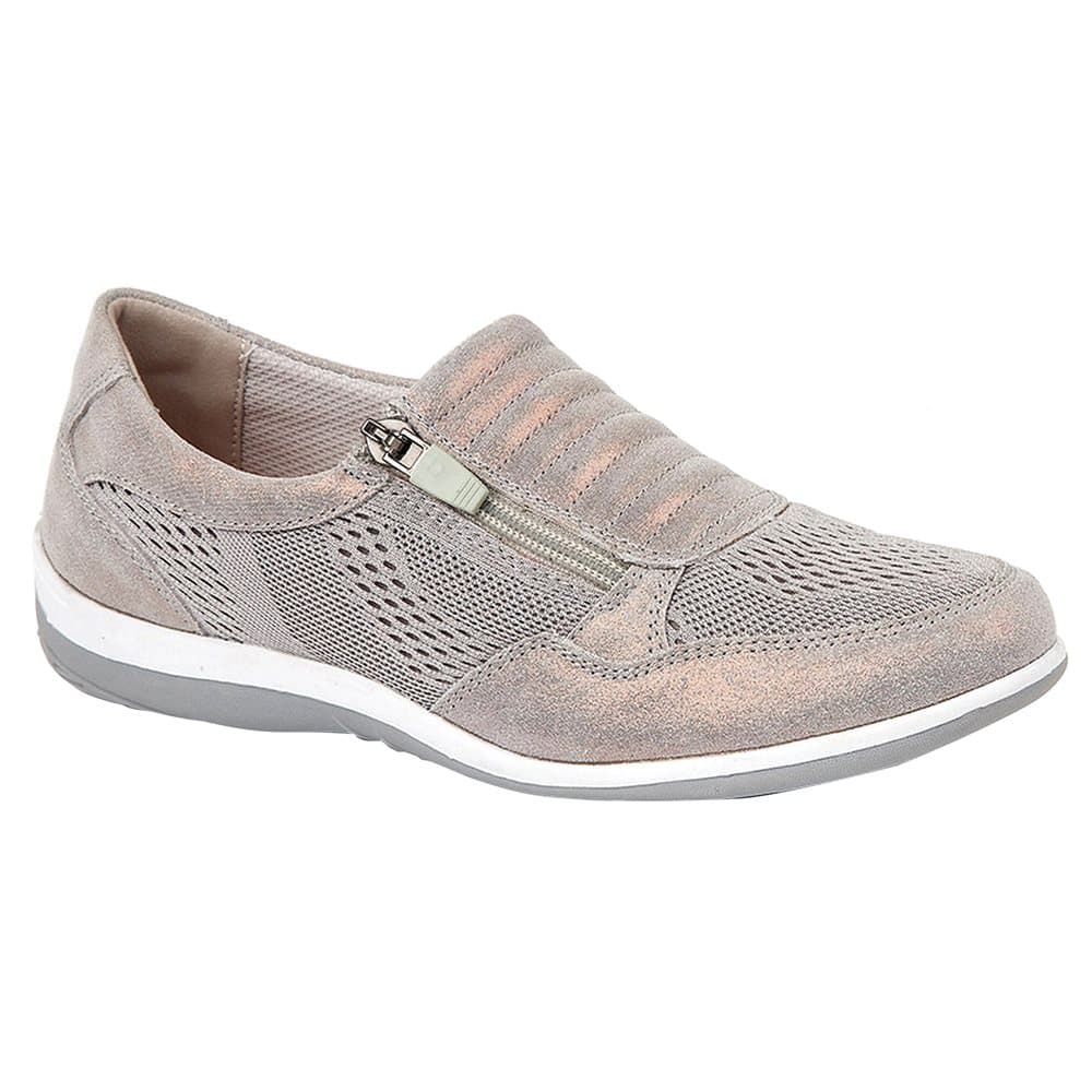 Boulevard Womens/Ladies Suede/Textile Shoes