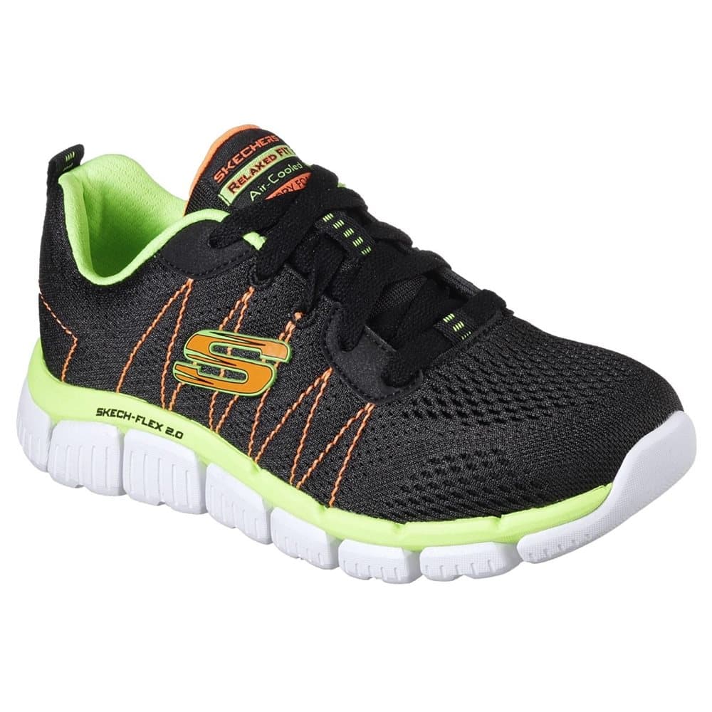 Skechers Childrens Boys Skech-Flex 2.0 Quick Pick Lace-Up Trainers