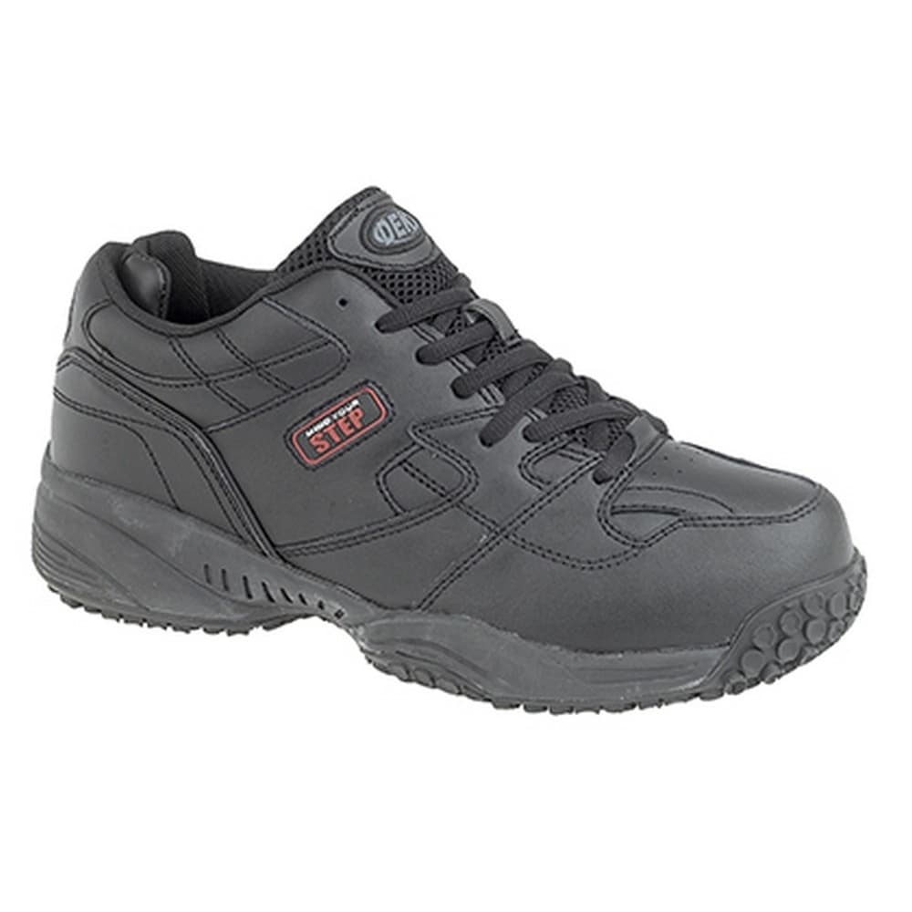 Dek Mind Your Step Mens Cruiser Comfort Lace Leather Trainers