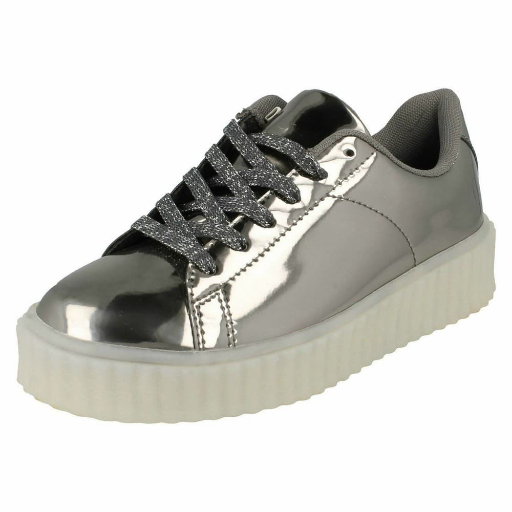Spot On Kvinnor / damer LED-yttersula Creeper Trainers