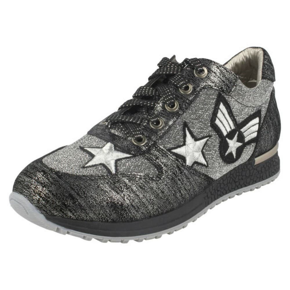 Spot On Womens/Ladies Lace Up Trainers