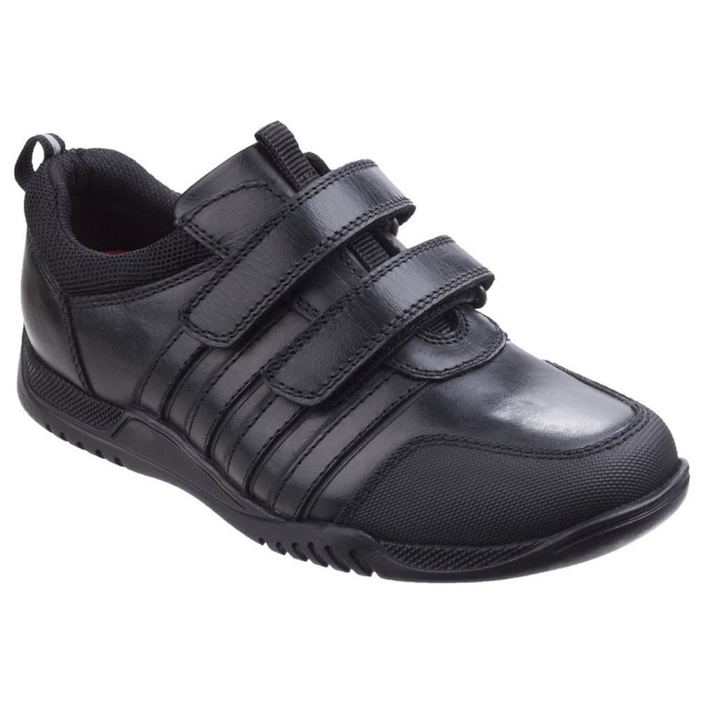 Hush Puppies Childrens/Boys Josh Jnr Touch Fastening Leather Shoes